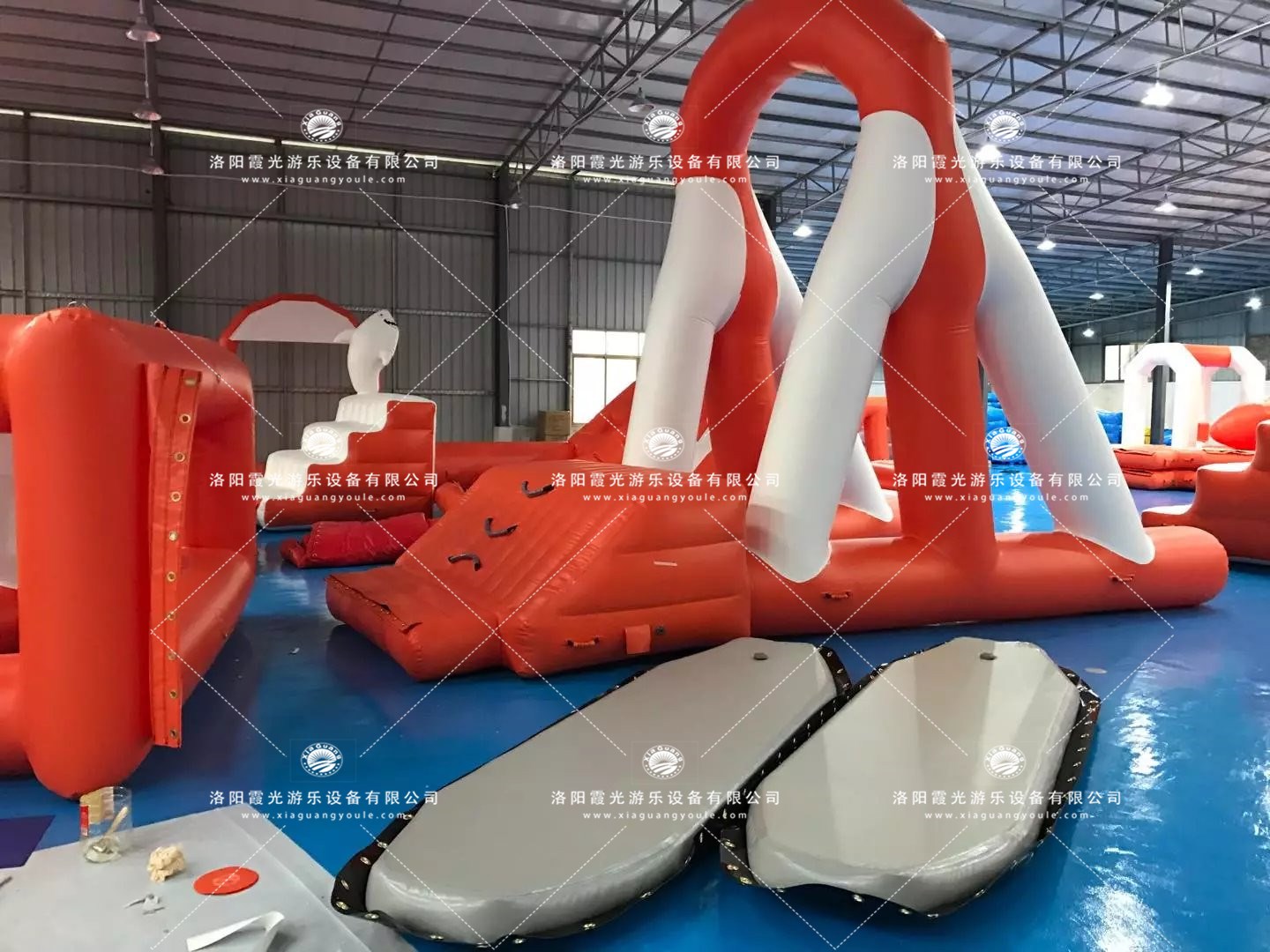 文教镇水上闯关道具